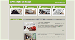 Desktop Screenshot of apartmentinminsk.com